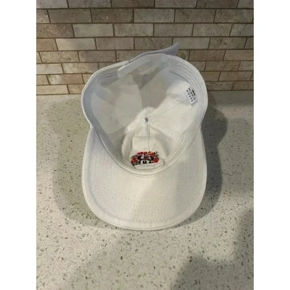 Disney Concept One Minnie Mouse White Baseball Cap‎ Hat Adjustable b16